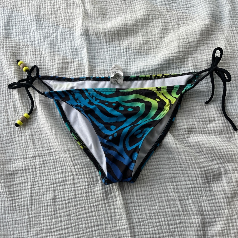 Reef Blue and Green Adjustable Bikini Bottom